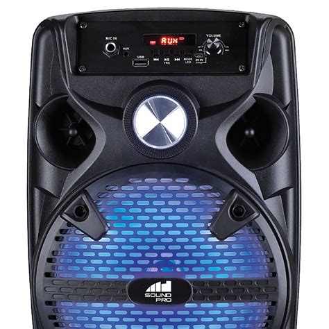 Naxa Nds 8010 Sound Pro 8 2000w Portable Bt Speaker Wlights Stand