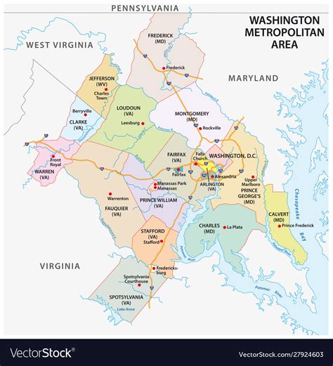 Map Of Washington Dc Metropolitan Area Is The Metropolitan Area Based