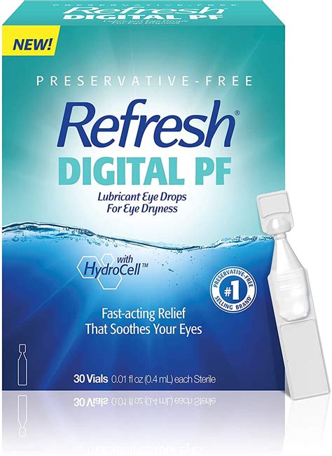 Refresh Digital Pf Lubricant Eye Drops 001 Fl Oz 30 Ct Pack 1
