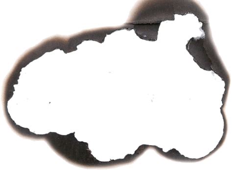 Burnt Paper Background Png Transparent Torn Paper Eff
