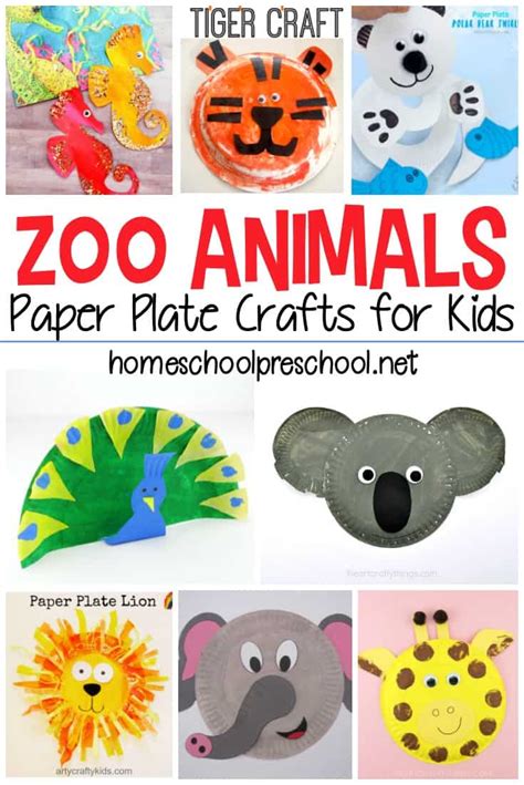 25 Awesome Zoo Animal Paper Plate Crafts for Kids