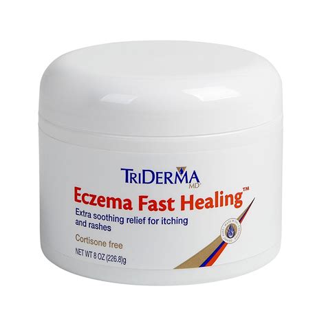 Triderma Eczema Fast Healing Cream 8 Oz Jar