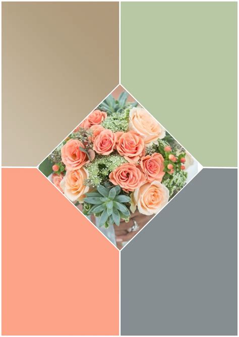 Another lovely bedroom color palette in mute earthy hue slate green and grey bedroom. Champagne/sage green/peach/pewter gray | Guest room colors ...