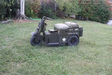 buy cushman gas conversion trike army military vehicle on 2040 motos