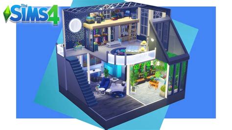 The Sims 4 The Dollhouse Challenge Starry Night Loft Speed Build