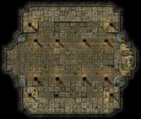 Ancient Ruins Battlemap 26x22 Want To Explore Some Ancient Places