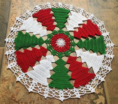 Sencilla Carpeta De Navidad A Crochet ⋆ Manualidades Diy