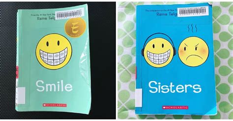 The Library Faerie Double Book Review Smile And Sisters By Raina