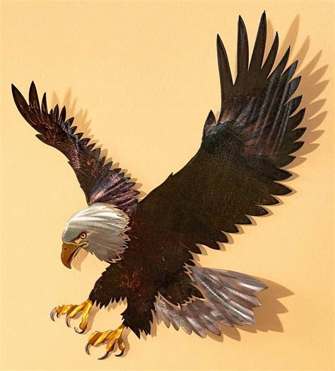 majestic bald eagle metal wall art wild wings eagle metal wall art eagle wall art bald eagle