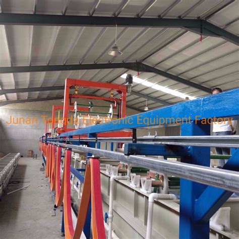 China Zinc Plating Line Gantry Electroplating Plating Kits Electronic