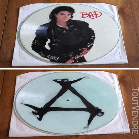 Michael Jackson Bad Picture Disc Us Original Vinyl Carnetin
