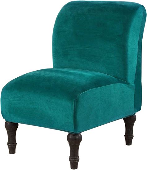 Kj Velvet Armless Chair Slipcovers Accent Chair Cover
