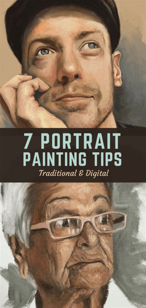 Portrait Painting Tips From The Faces Days Challenge Acrylic