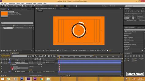There are some big advantages to using shape layers in after effects: After Effects Tutorial : Circle Motion Graphic - YouTube