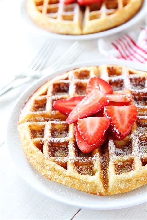 Yeasted Belgian Waffle Recipe Two Peas And Their Pod Waffle Recipes