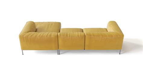An effective tip when you're thinking of getting some inside creating completed is usually to consult with a skilled inside designer. Yellow leather sofa | FlyingArchitecture