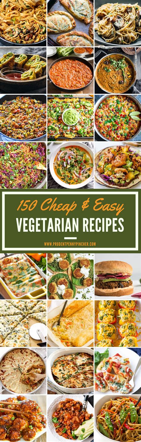 150 Cheap And Easy Vegetarian Recipes Prudent Penny Pincher