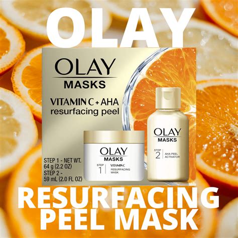 Review Olay Aha Resurfacing Peel Face Mask Unfading Beauty