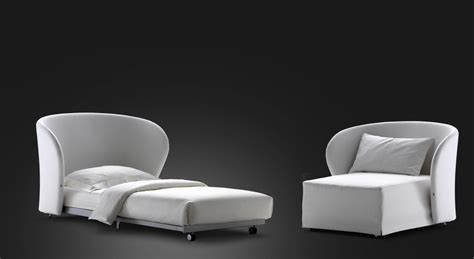 Poltrona letto singolo compatta elegante. Flou Letto - Céline Poltrona