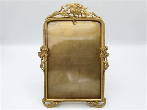 Art Nouveau Photo Frame With Floral Relief Decoration Catawiki