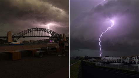 Nsw Thunderstorms State Hit By 300000 Lightning Strikes In Severe Storm