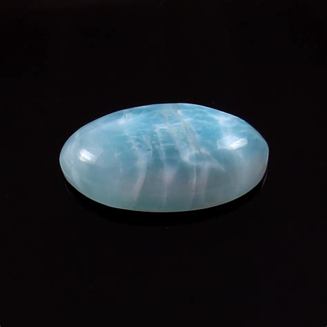 Aaa Natural Larimar Oval Cabochon Smooth Polished Blue Etsy