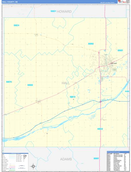 Maps Of Hall County Nebraska