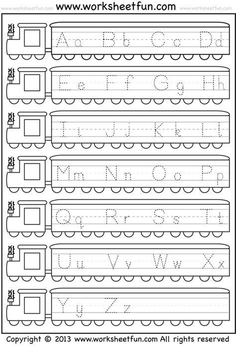 Capital and Small Letter Tracing Worksheet / FREE Printable Worksheets