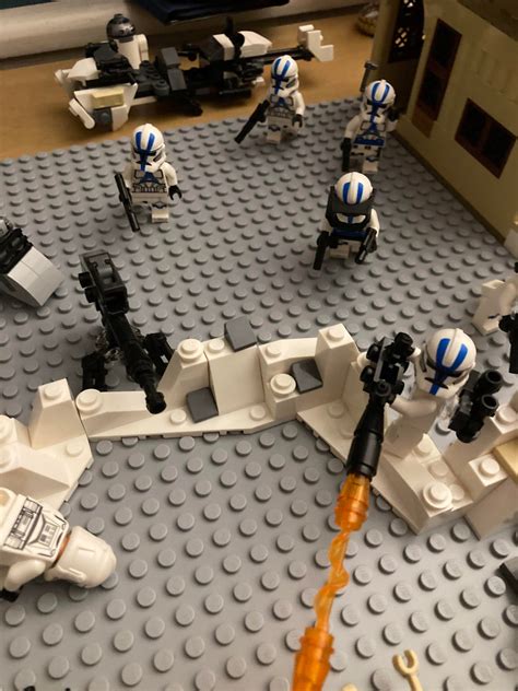 First Battle Moc Rlegostarwars