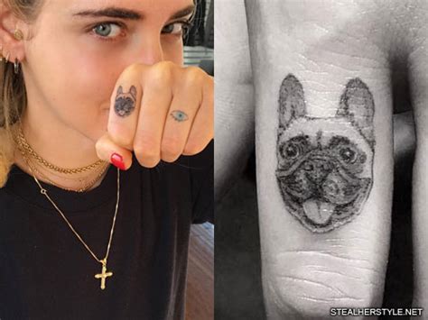 L'influencer più famosa d'italia chiara ferragni ha vari tatuaggi. Chiara Ferragni Dog Knuckle Tattoo | Steal Her Style
