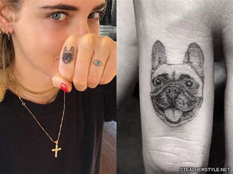 Chiara ferragni is an italian fashion blogger, influencer, designer, and entrepreneur. Chiara Ferragni Dog Knuckle Tattoo | Steal Her Style