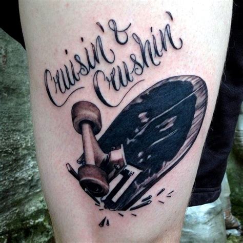 100 Skateboard Tattoos For Men Cool Designs Part Two Mens Tattoo Ideas