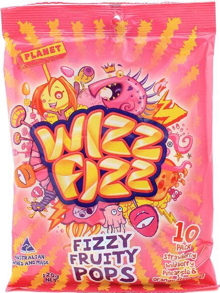 Wizz Fizz Lollipop 10pk