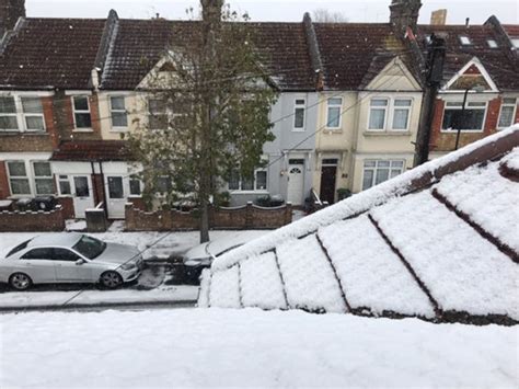 London Snow Update Snow Squall Hits London Huge Blizzard Rips