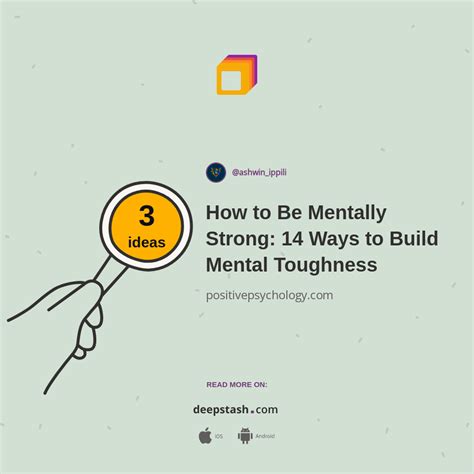 How To Be Mentally Strong 14 Ways To Build Mental Toughness Deepstash