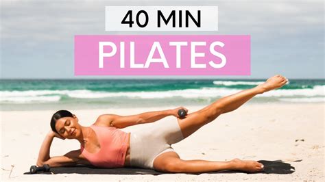 40 MIN FULL BODY WORKOUT Intermediate Pilates With Weights YouTube