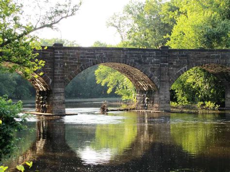 Farmington River Railroad Bridge Windsor Connecticut Stone Bridges