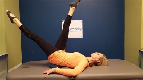 Autumn Leg Scissors Stability Pilates And Physical Therapy Of Atlanta
