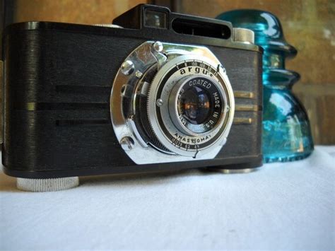 Vintage Argus Anastigmat Camera In Leather Case By Vintageeye