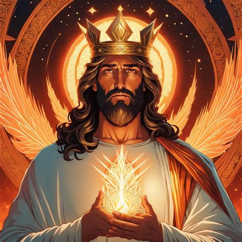 revelation 19 12 “his eyes are like blazing fire and on his head are many crowns he has a name