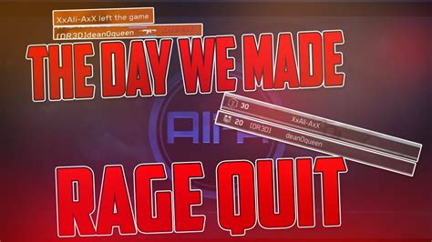 The Day We Made Ali A Rage Quit In 30 Seconds Omgitsalia Youtube