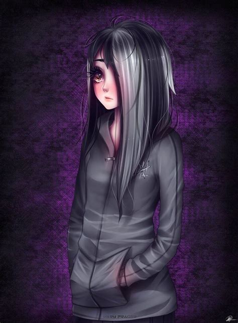 Emo Girl Emo Art Anime Drawings Dark Anime