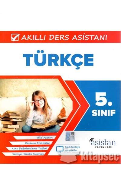 5 Sınıf Türkçe Akıllı Ders Asistanı Asistan Yayınları 9789752425316