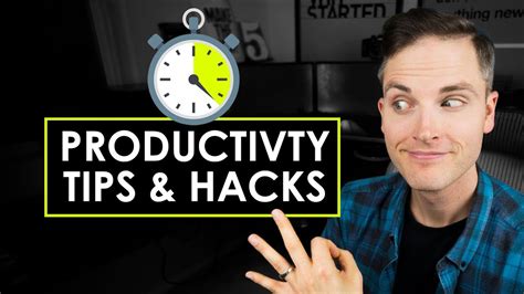 3 Productivity Hacks And Tips For Entrepreneurs Youtube