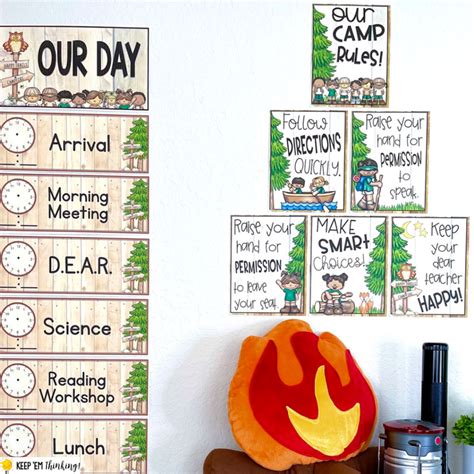 5 Fun Ideas For Creating For A Camping Themed Classroom Keep ‘em Thinking