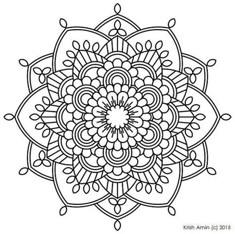 Full Page Mandala Coloring Pages At Free Printable