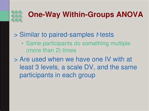 Ppt Within Groups Anova Powerpoint Presentation Free Download Id