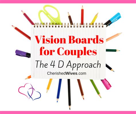 Creating A Couples Vision Board The 4 D Approach Cherished Wives