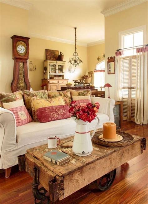 Traditional living rooms also often have fireplaces. Nice Shabby Chic Living Room Decor You Need To Have 16 #Frenc… | French country decorating ...