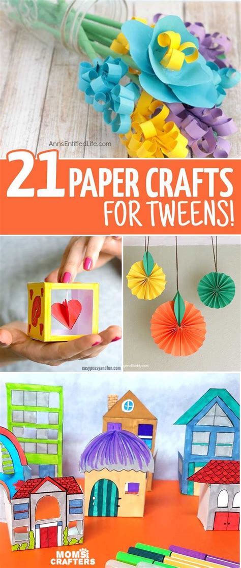 Super Fun Paper Crafts For Tweens Art And Craft For Tweens And Teens